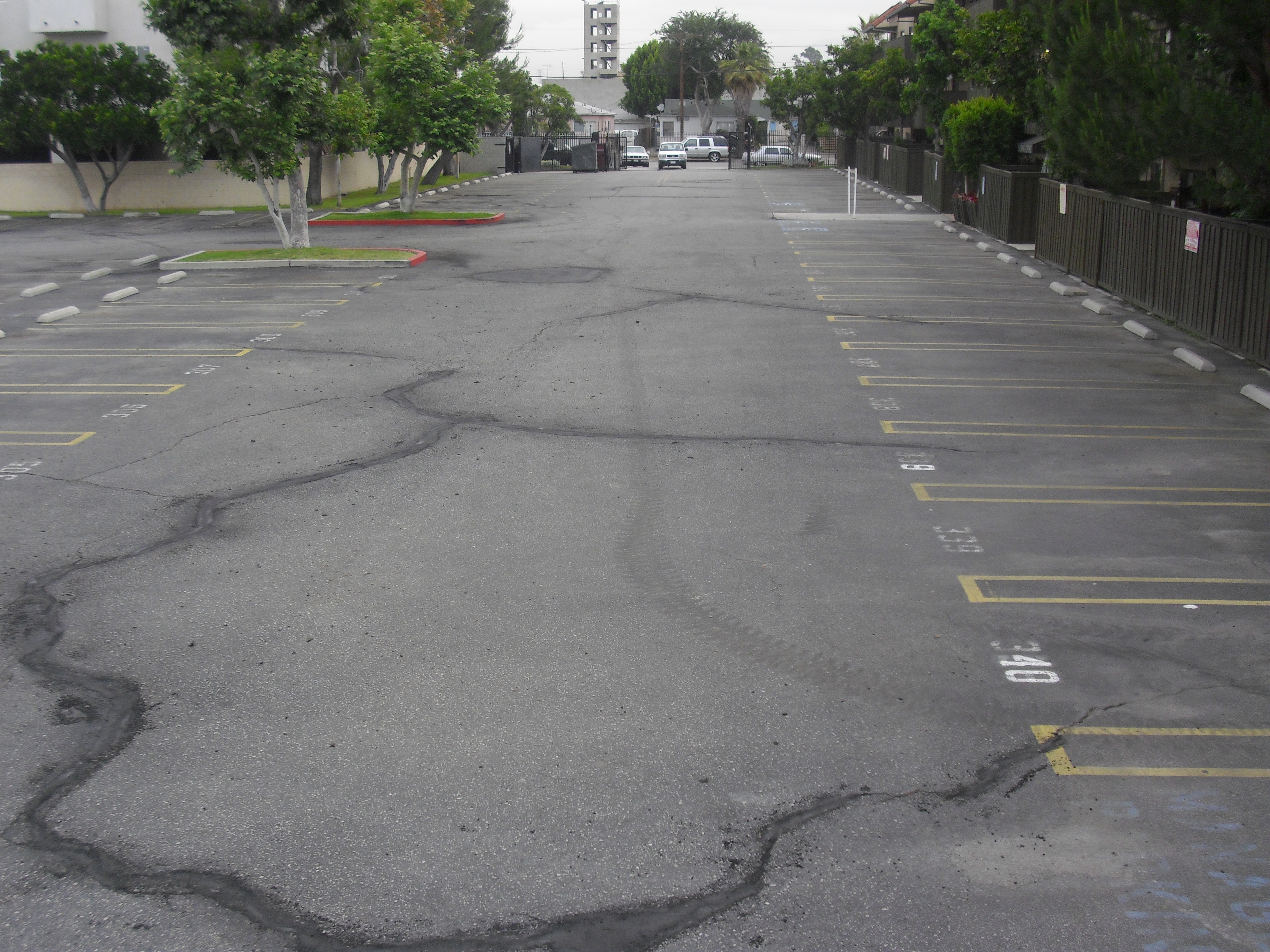 Seal Coat and Striping Parking Lot